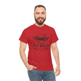 The fashionable design of the Fly Bold Graphic Tee perfect for casual outings.