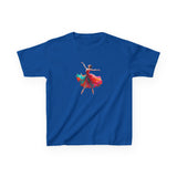Kids Dance T-Shirt — Colorful Ballerina Graphic Tee, machine washable and easy to care for.