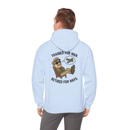 Fashionable look of the Retired Pilot Hooded Sweatshirt — &