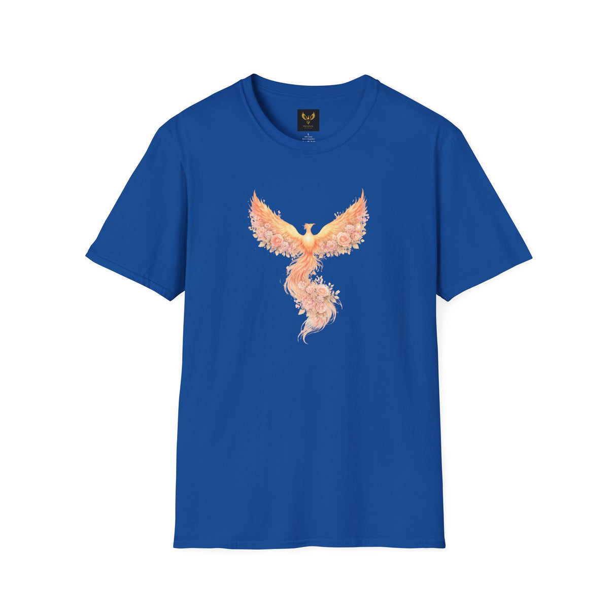 Phoenix Flame T-Shirt — Watercolor Rising Bird Tee