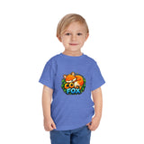 Cozy Fox Toddler Tee — Cute Fox Graphic Shirt for Kids