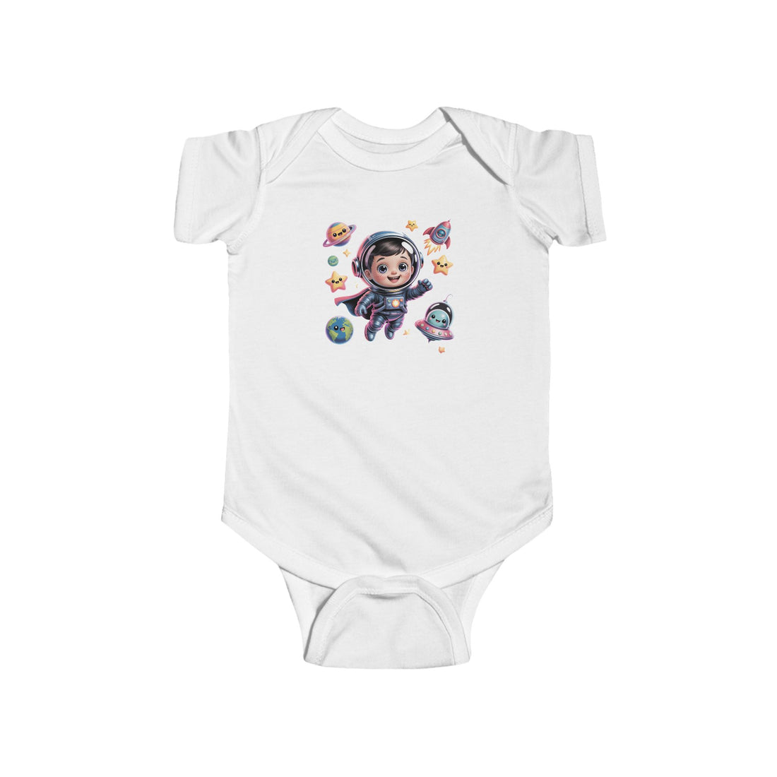 Baby Space Astronaut Bodysuit – Cute Galactic Infant Onesie US