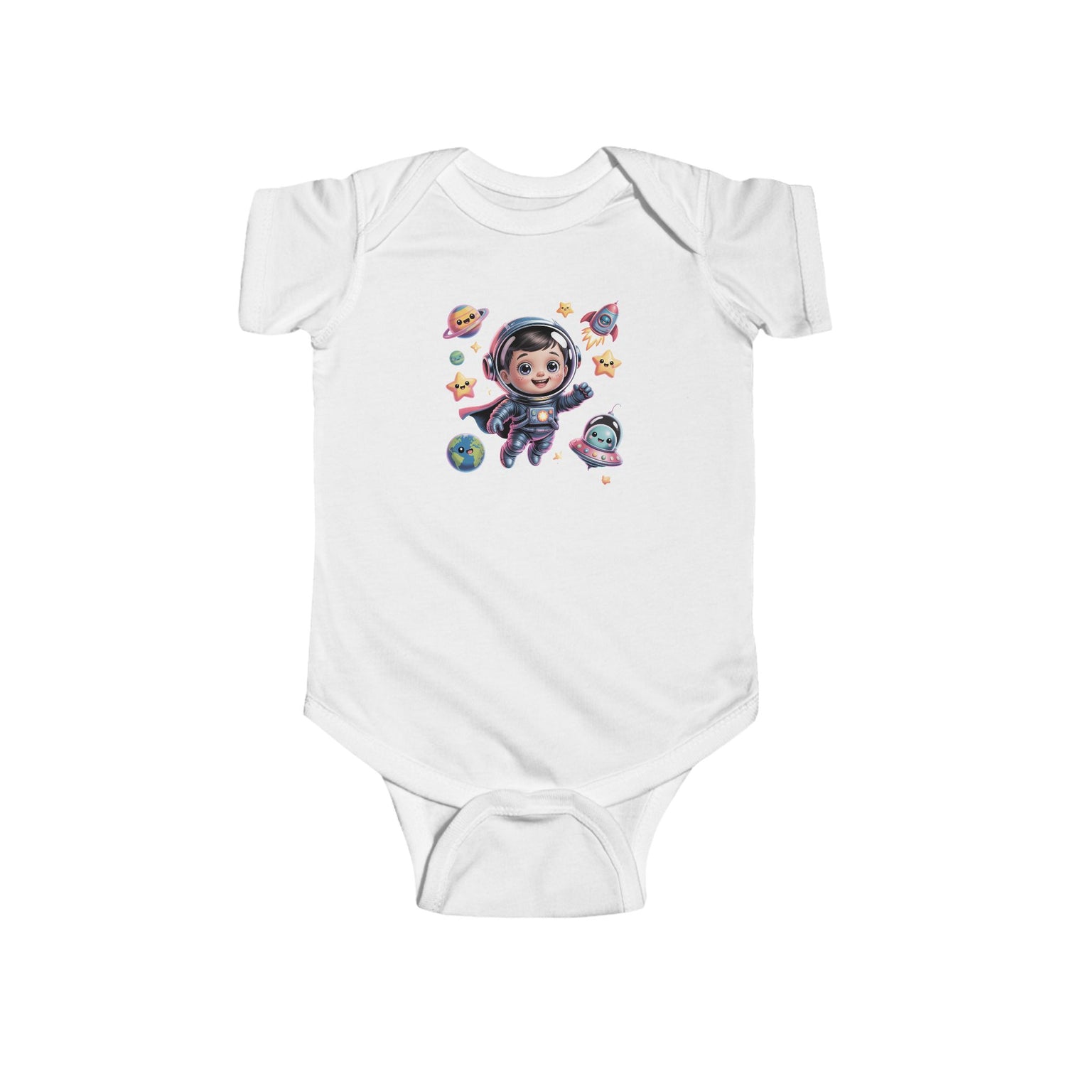 Baby Space Astronaut Bodysuit – Cute Galactic Infant Onesie US