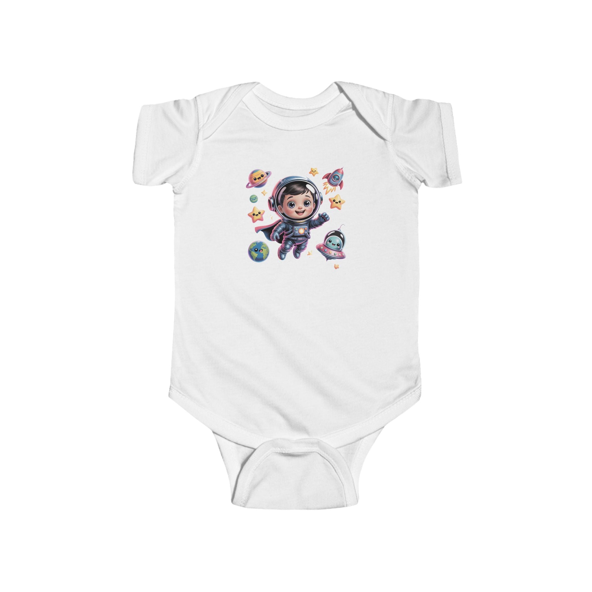 Baby Space Astronaut Bodysuit – Cute Galactic Infant Onesie US