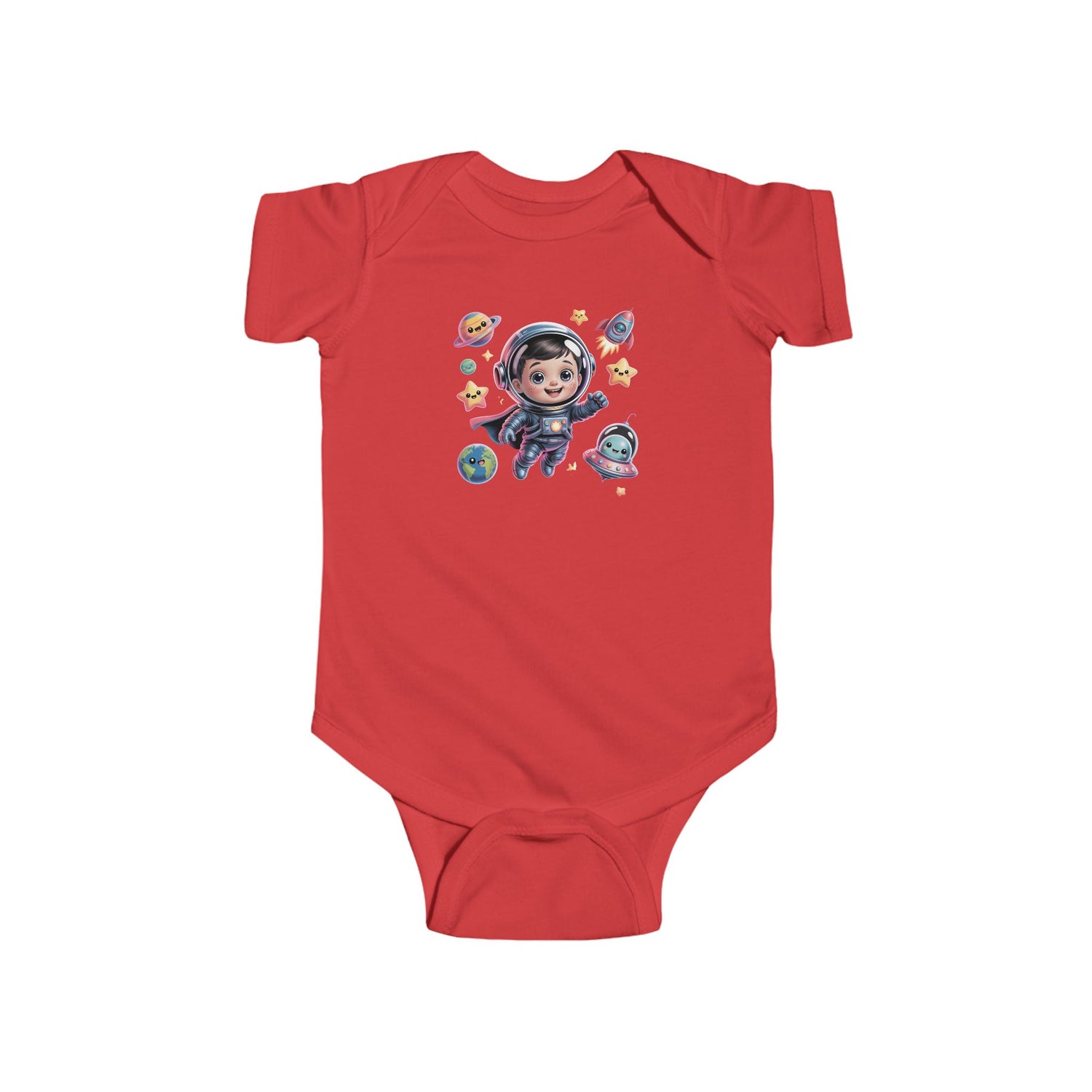 Baby Space Astronaut Bodysuit – Cute Galactic Infant Onesie US
