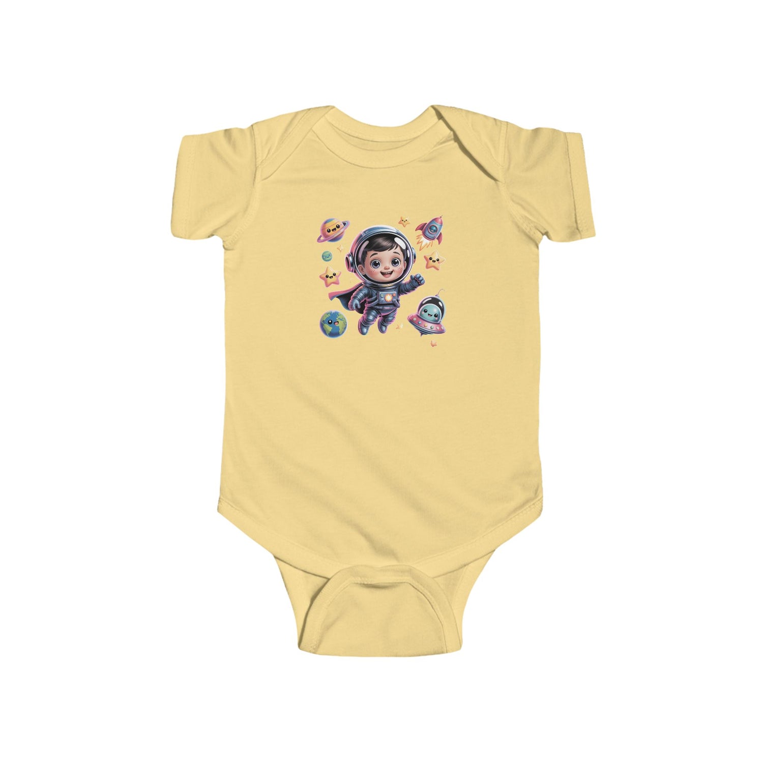 Baby Space Astronaut Bodysuit – Cute Galactic Infant Onesie US