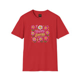 Happy Earth Floral T-Shirt — Cute Eco-Friendly Earth Day Tee