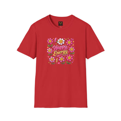 Happy Earth Floral Graphic T-Shirt day graphic design close up