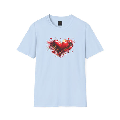 Red Heart Minimal Graphic T-Shirt