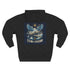 Back view of the Flying Is Freedom Hoodie displaying the words &
