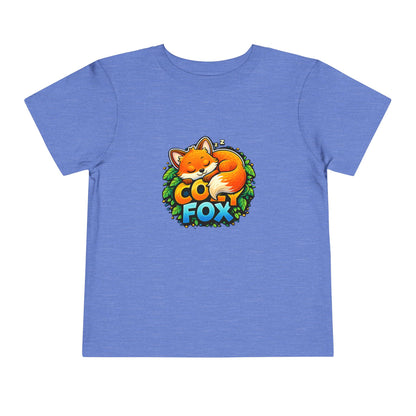 Cozy Fox Toddler Tee Cute Fox Graphic Shirt for Kids