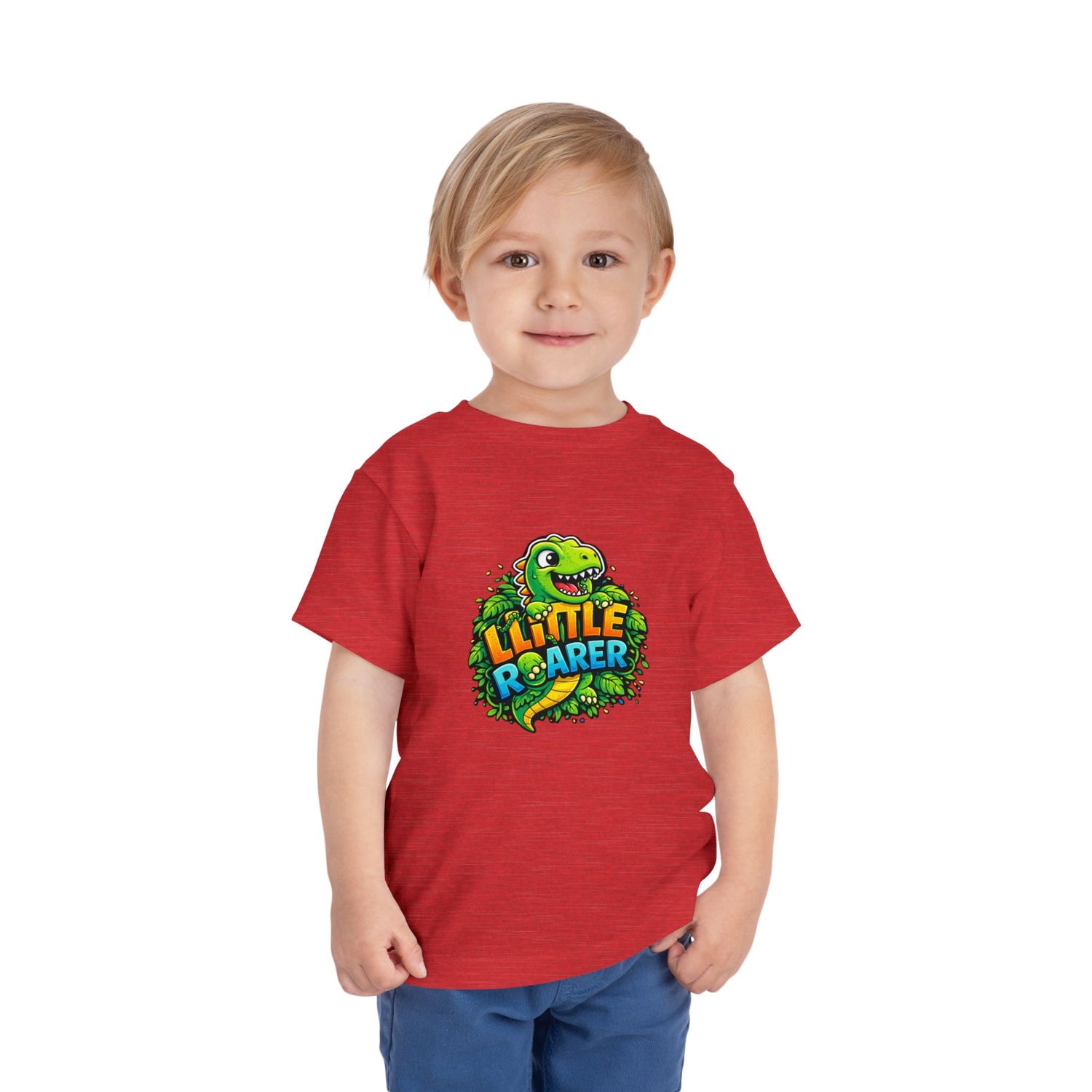 Little Adventurers Little Roarer Green Dino Toddler Tee