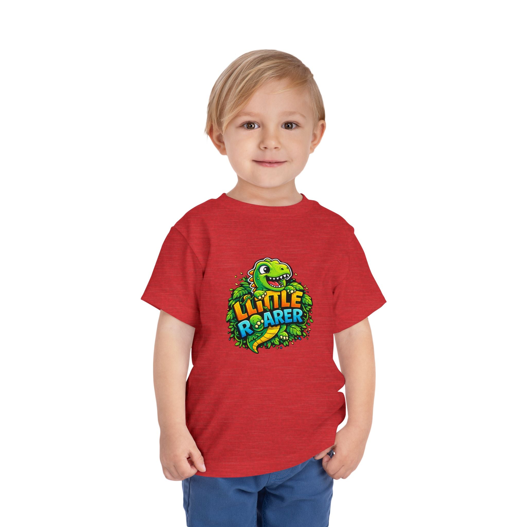 Little Adventurers Little Roarer Green Dino Toddler Tee