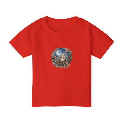 Sleepy Owl Toddler Tee — Woodland Toddler Shirt