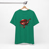 Red Lip Design Unisex Jersey Tee | Casual Wear, Trendy Shirt, Gift for Her, Summer Style, Statement Top