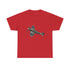 Vintage WWII Spitfire Fighter Plane T-Shirt styled under a field jacket for a trendy look