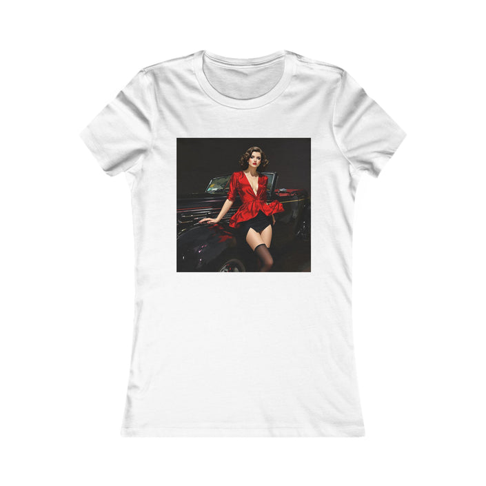 Vintage Glamour Women's Tee, Retro Graphic Shirt, Statement T-Shirt, Fashion Gift, Casual Wear, Birthday Present, Gift for Her