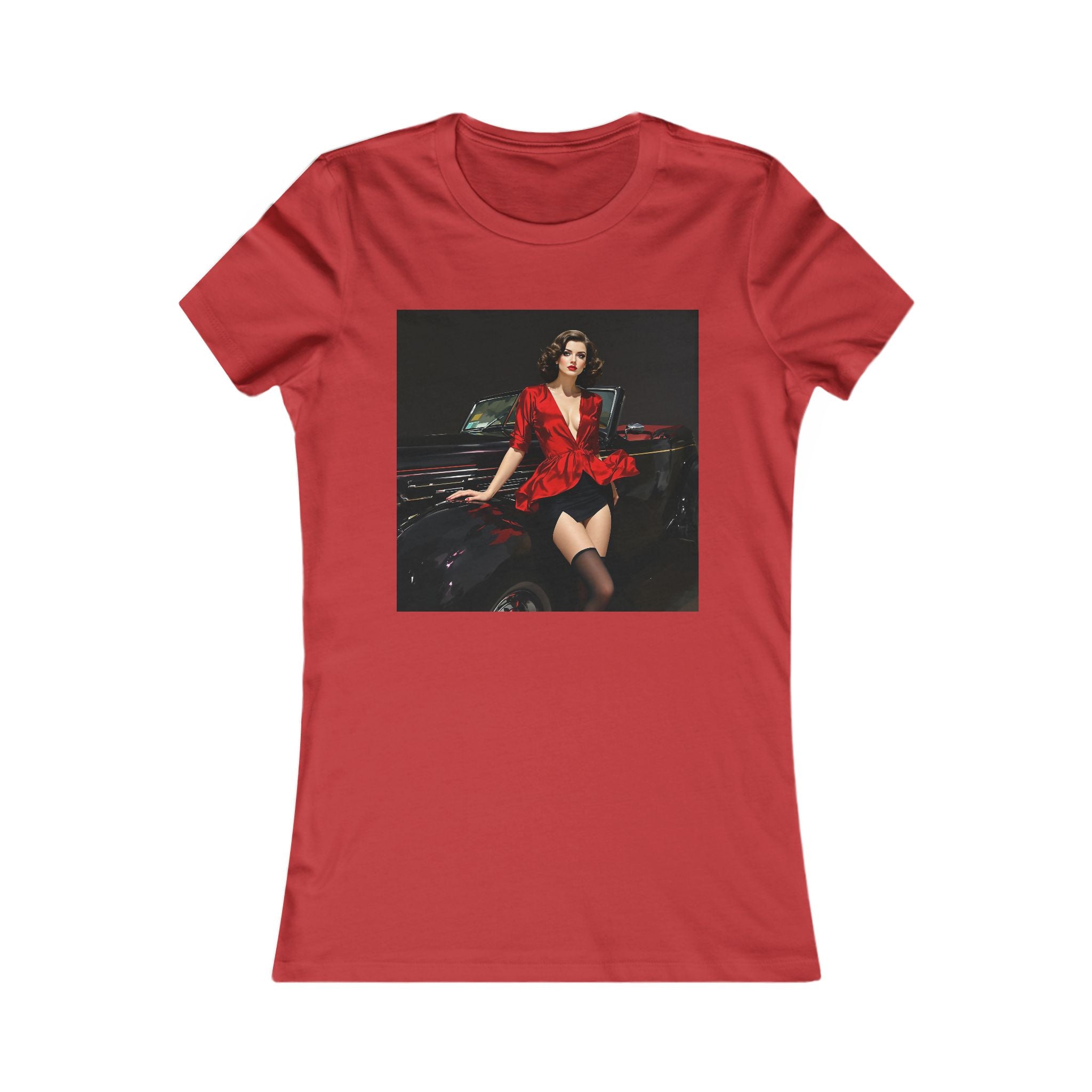 Vintage Glamour Women's Tee, Retro Graphic Shirt, Statement T-Shirt, Fashion Gift, Casual Wear, Birthday Present, Gift for Her