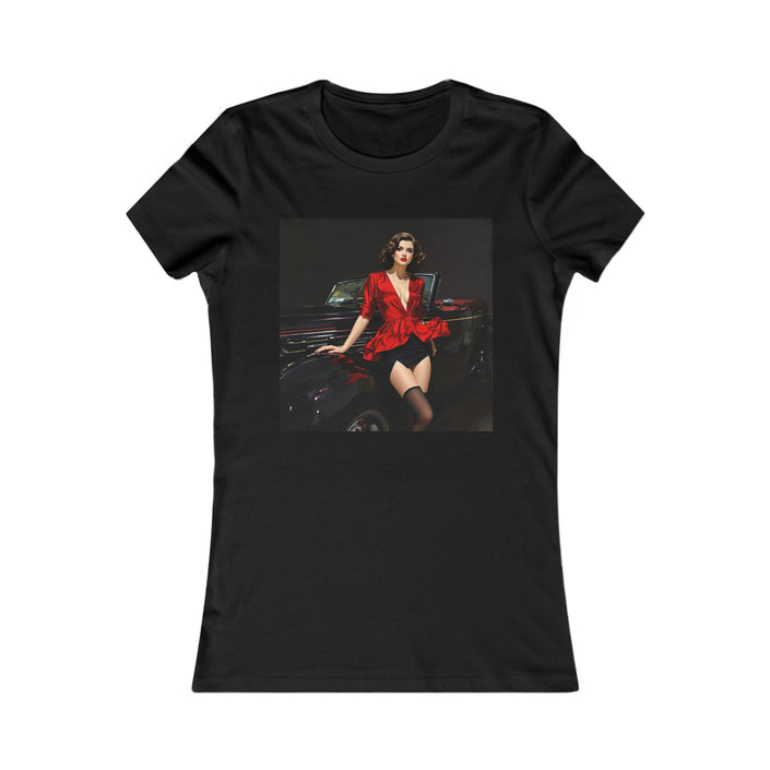 Vintage Glamour Women's Tee, Retro Graphic Shirt, Statement T-Shirt, Fashion Gift, Casual Wear, Birthday Present, Gift for Her