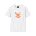 Phoenix Floral T-Shirt — Watercolor Rising Bird Graphic Tee