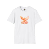 Phoenix Floral T-Shirt — Watercolor Rising Bird Graphic Tee