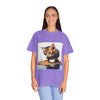 Kitten T-Shirt, Retro Fashion Tee, Stylish Casual Wear, Gift for Her, Trendy T-Shirt for Events