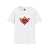 Rise Again Phoenix T-Shirt — Flaming Wings Motivational Tee