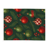 Person wrapped in an Arctic Fleece Blanket, enjoying warmth and comfort on a chilly day.