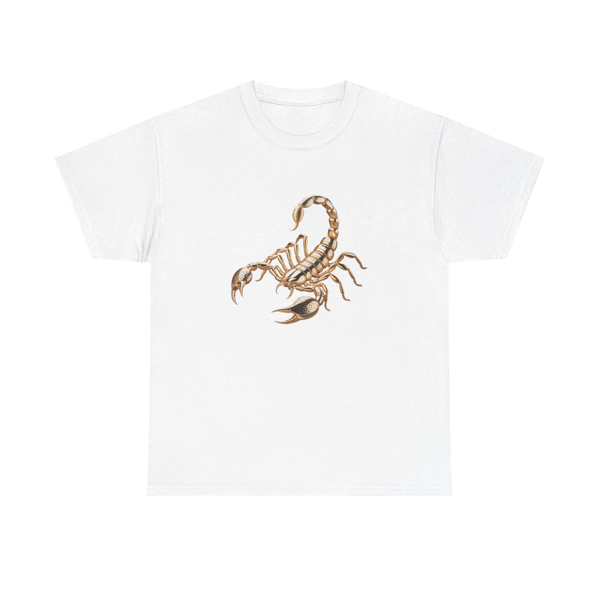 Close-up of Scorpion Graphic Tee — Desert Scorpion Illustration T-Shirt showcasing the detailed scorpion illustration.