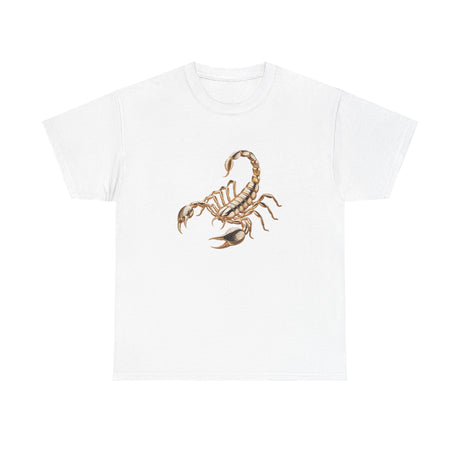 Close-up of Scorpion Graphic Tee — Desert Scorpion Illustration T-Shirt showcasing the detailed scorpion illustration.