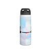 Red Arrows Cross Over Stainless Steel Water Bottle, Jet Design, Gift for Pilot, Travel Hydration, Airforce Lover, Outdoor Adventures, Red Arrows, RAF, British, Aviation,