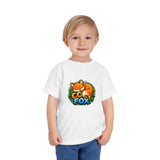 Cozy Fox Toddler Tee — Cute Fox Graphic Shirt for Kids