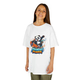 'Panda Power' Cartoon Skateboarding Panda Graphic  — Kids Tee