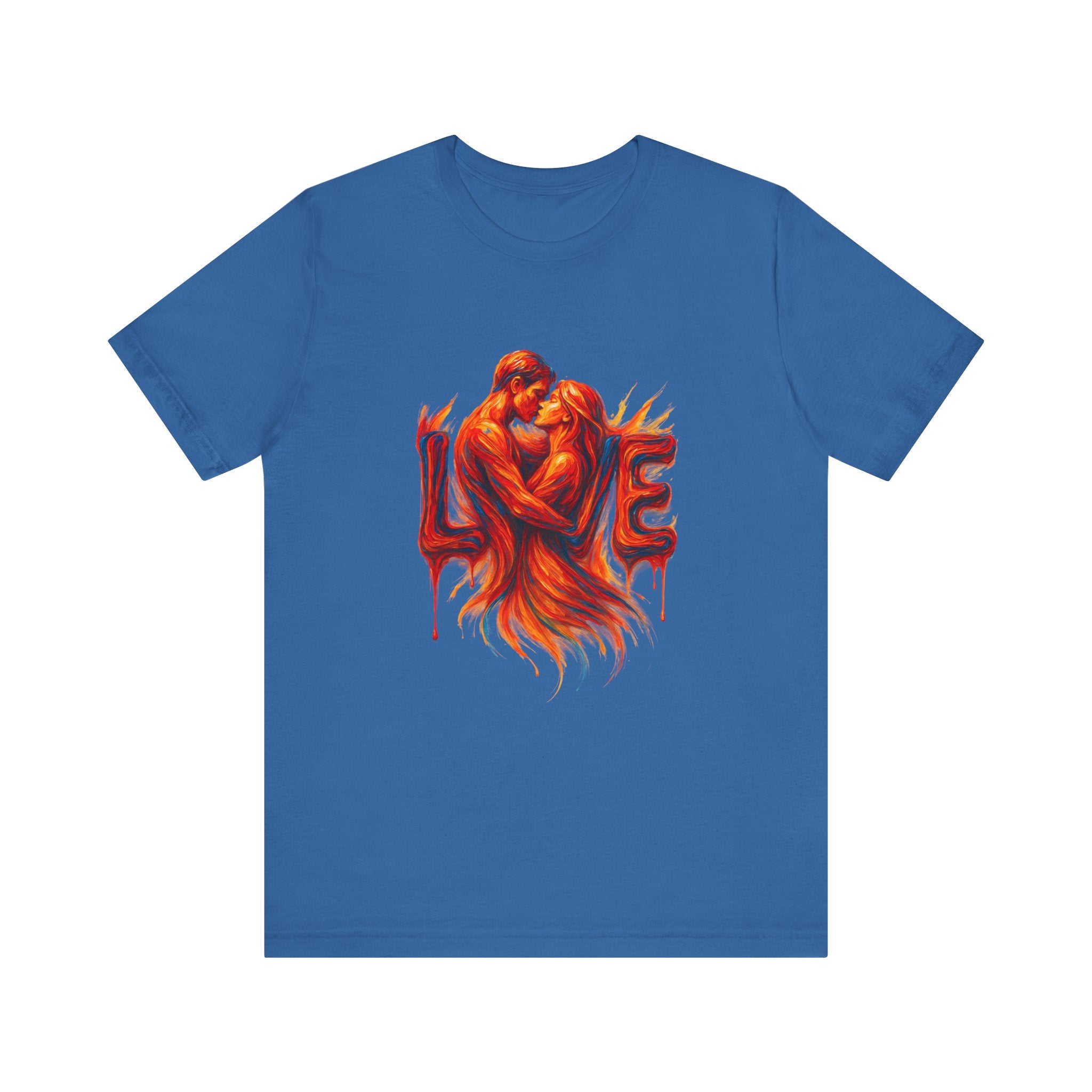 Love Embrace T-Shirt For Him, Romantic Tee, Gift for Couples, Valentine's Day Apparel, Cute Love Shirt, Sweetheart Gift
