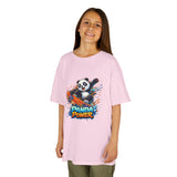 'Panda Power' Cartoon Skateboarding Panda Graphic  — Kids Tee