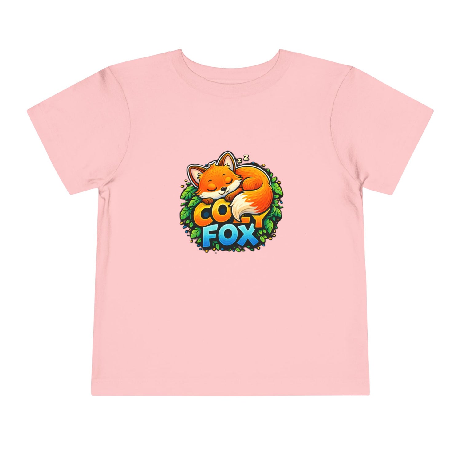 Cozy Fox Toddler Tee Cute Fox Graphic Shirt for Kids