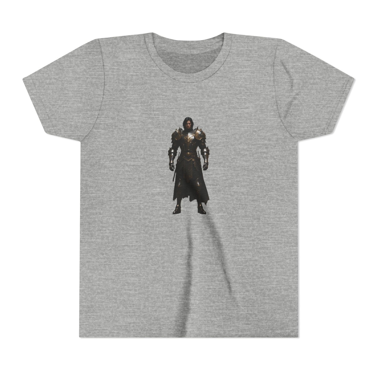 Youth Graphic Tee — Dark Fantasy Knight Silhouette T-Shirt