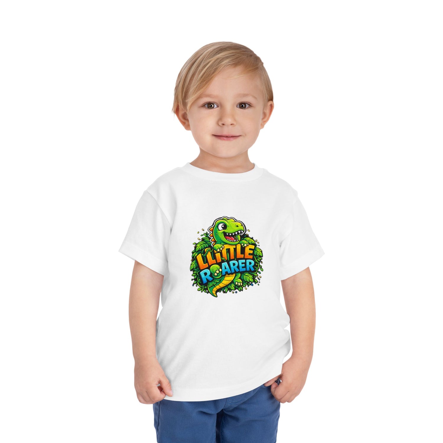 Little Adventurers Little Roarer Green Dino Toddler Tee