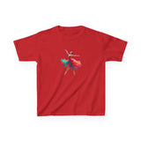 Kids Dance T-Shirt — Colorful Ballerina Graphic Tee capturing the spirit of dance.