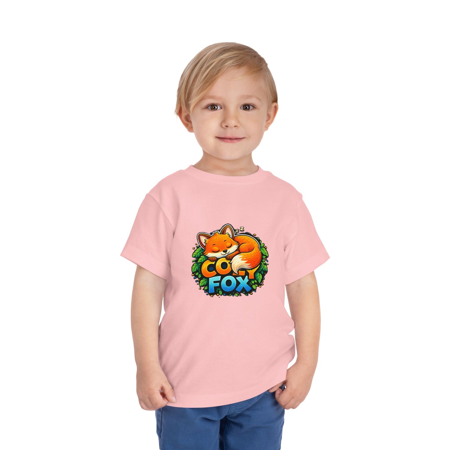 Cozy Fox Toddler Tee Cute Fox Graphic Shirt for Kids