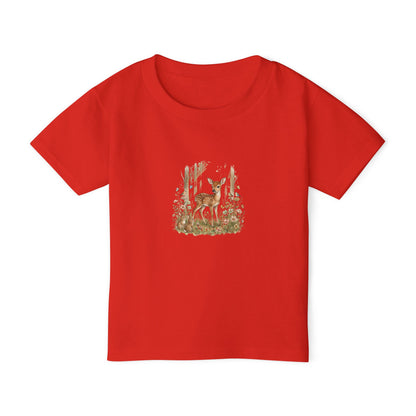 Gentle Deer Toddler Tee — Cute Baby Fawn Woodland Graphic T-Shirt