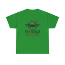 Back view of Fly Bold Graphic Tee showcasing clean lines and comfortable fit.