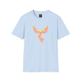 Phoenix Flame T-Shirt — Watercolor Rising Bird Tee