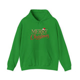 Detail shot of Merry Christmas Hoodie fabric showing its softness and comfort.