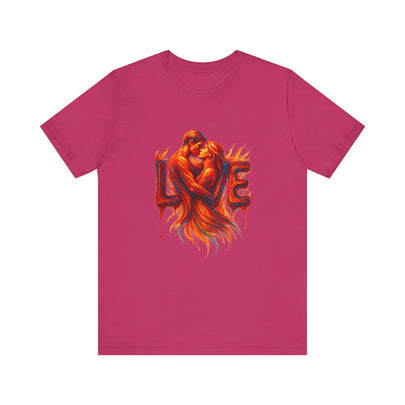 Love Embrace T-Shirt For Him, Romantic Tee, Gift for Couples, Valentine's Day Apparel, Cute Love Shirt, Sweetheart Gift
