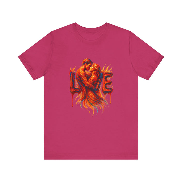 Love Embrace T-Shirt For Him, Romantic Tee, Gift for Couples, Valentine's Day Apparel, Cute Love Shirt, Sweetheart Gift