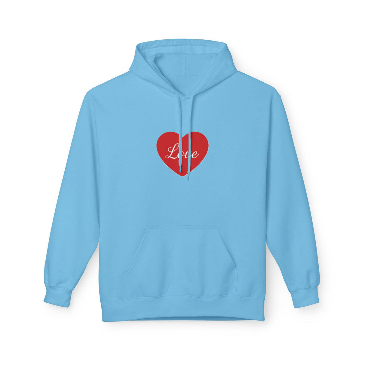 Love Heart Hoodie — Red Heart Graphic Pullover