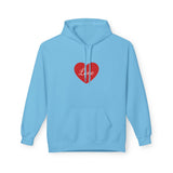 Love Heart Hoodie — Red Heart Graphic Pullover