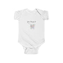 Infant Bodysuit "Grow Through It" Pastel Butterfly Baby Onesie