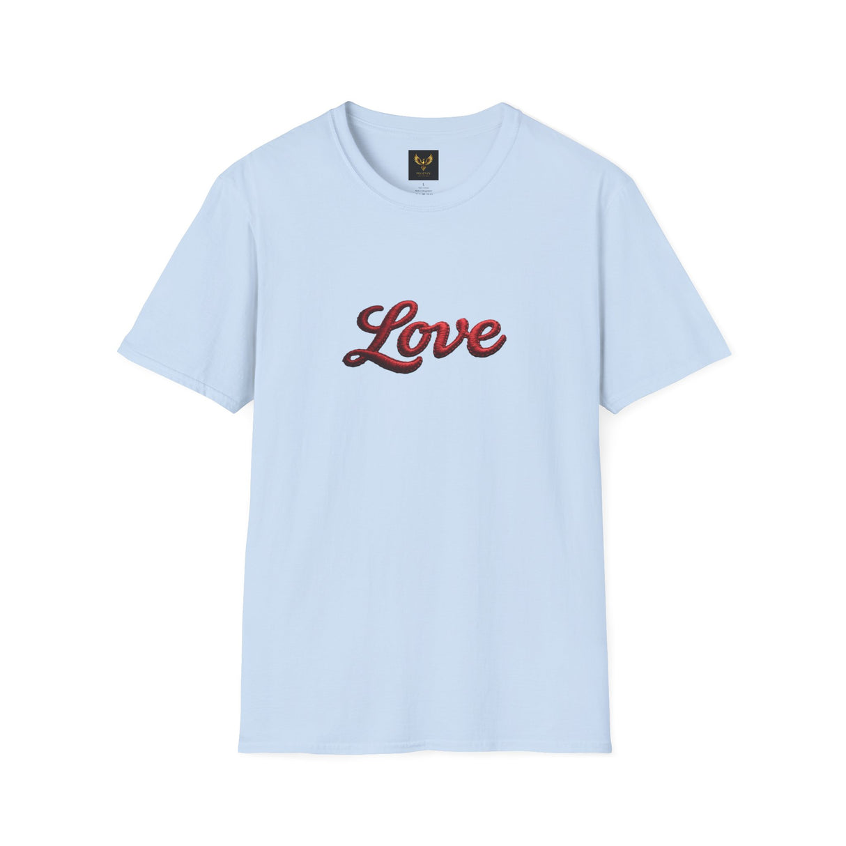 Love Script T-Shirt — Retro Red Cursive Tee